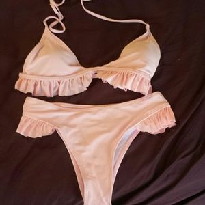 Pink bikini